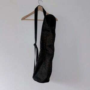 Lululemon Standard Size Yoga Bag Black Grey Adjustable